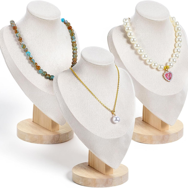 Body Jewelry Display - Necklace Display Stands, Jewelry Bust Display
