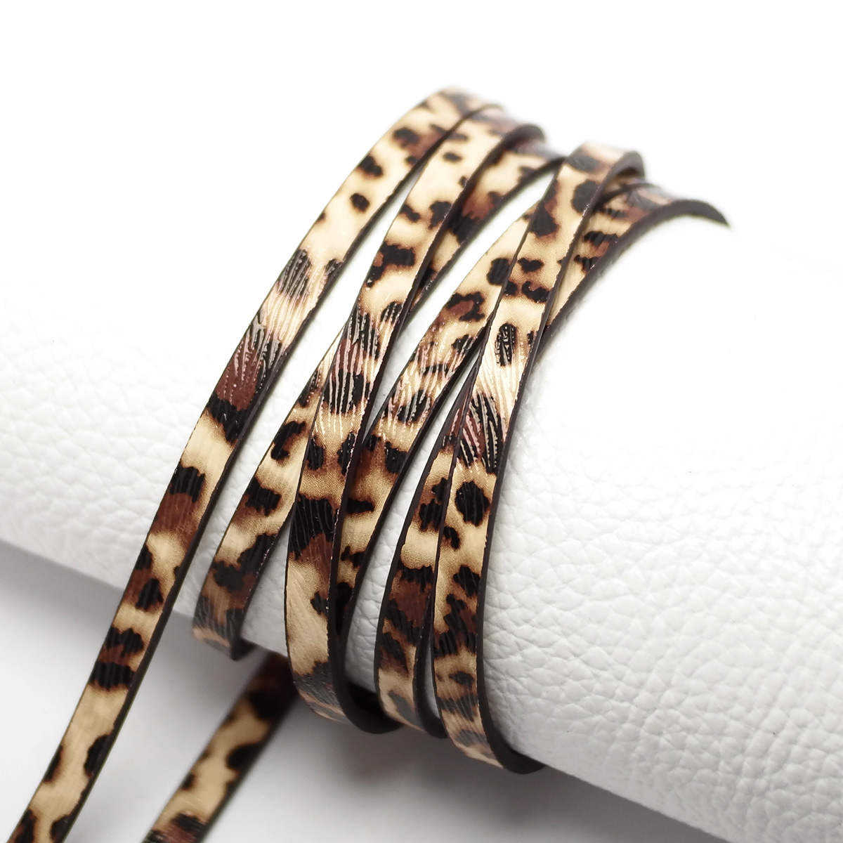 Body Jewelry Waist - 1.15meter Soft Leather Cord,5mm Leopard Print