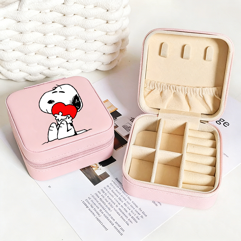 Body Jewelry Display - Snoopys Portable Jewelry Storage Box Woman
