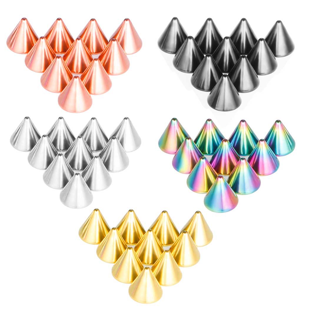 Body Jewelry Tunnels - 10pcs Stainless Steel Jewelry Spare Accessories