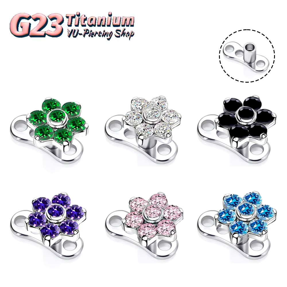 Body Piercing Quality Jewelry - F136 Titanium Alloy High-Quality Implant-Grade Zirconia
