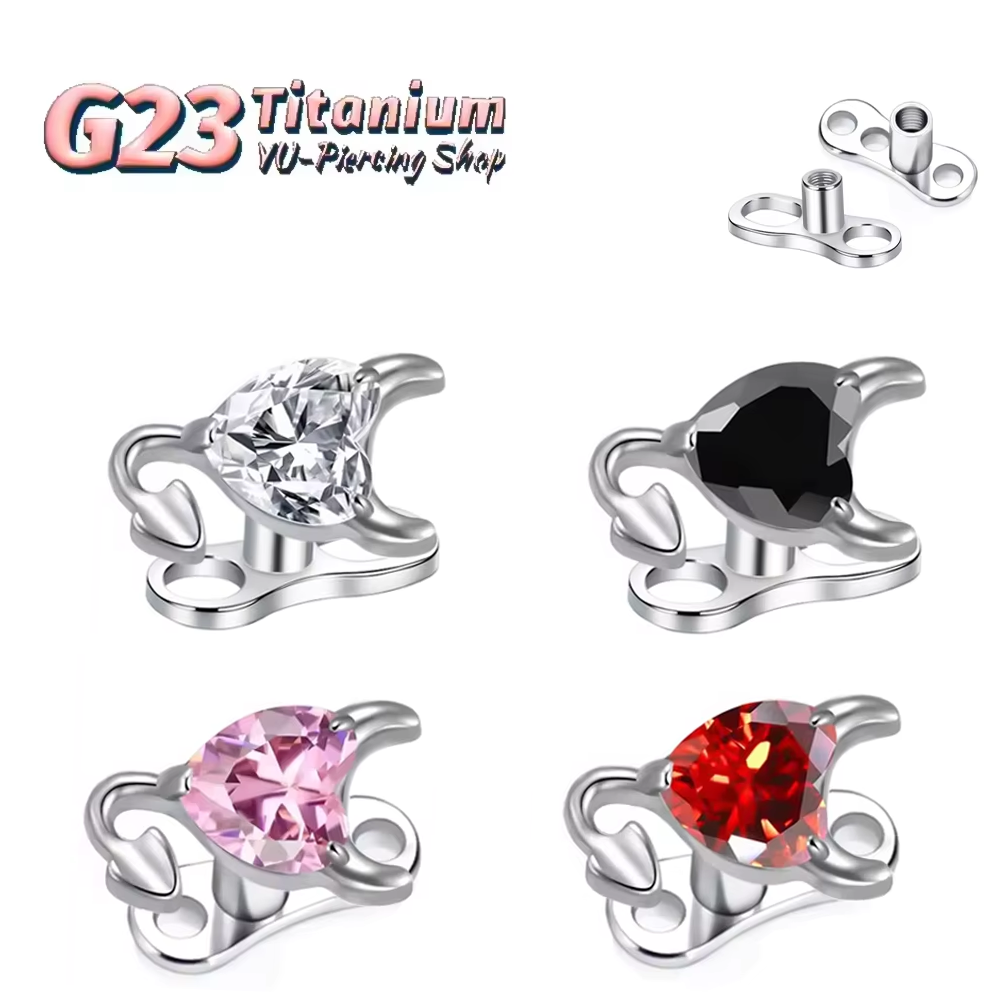 Body Jewelry Implant Grade - Medical-Grade F136 Titanium Alloy Succubus Collarbone