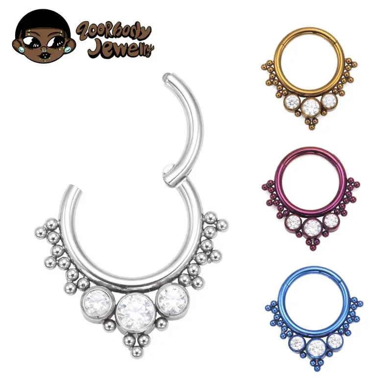 ASTM F136 Titanium Clicker Hig – Body Piercing Quality Jewelry Bewertung und Preis