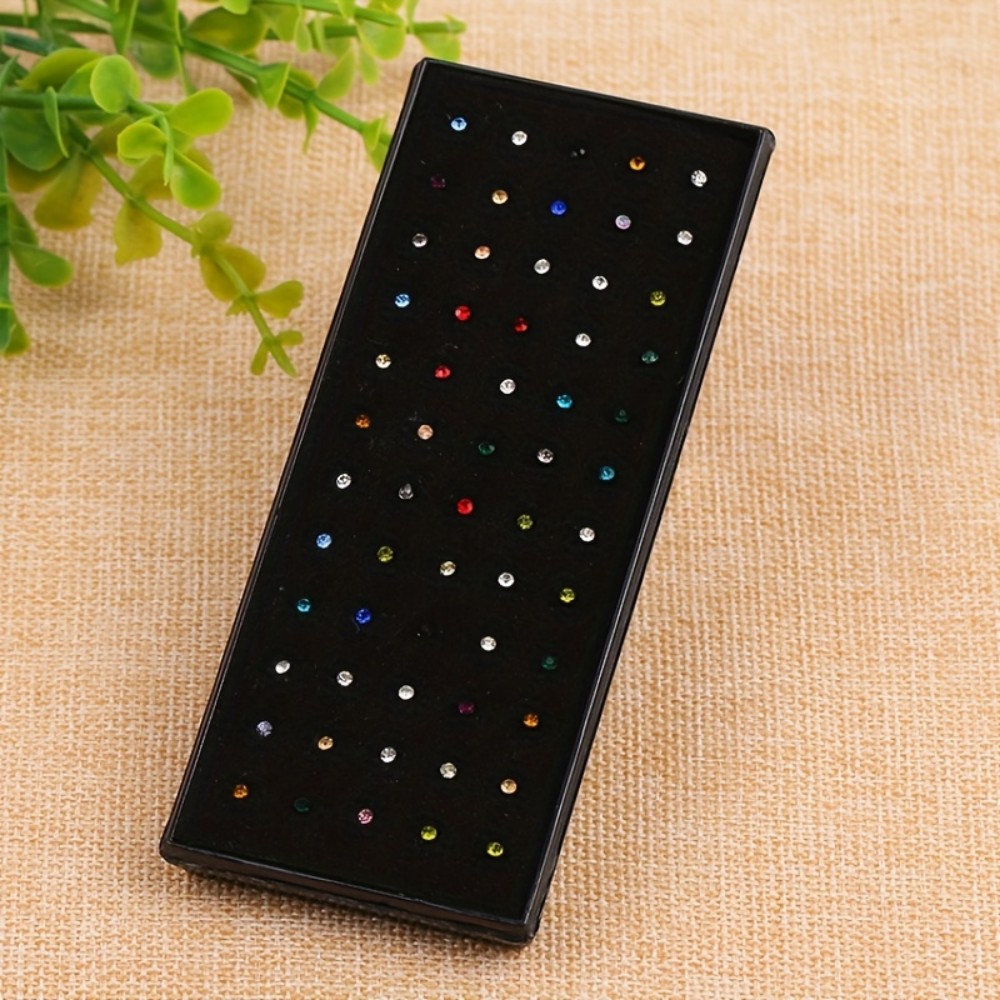 60pcs Nose Ring Set Stud Earri – Body Jewelry Store Bewertung und Preis