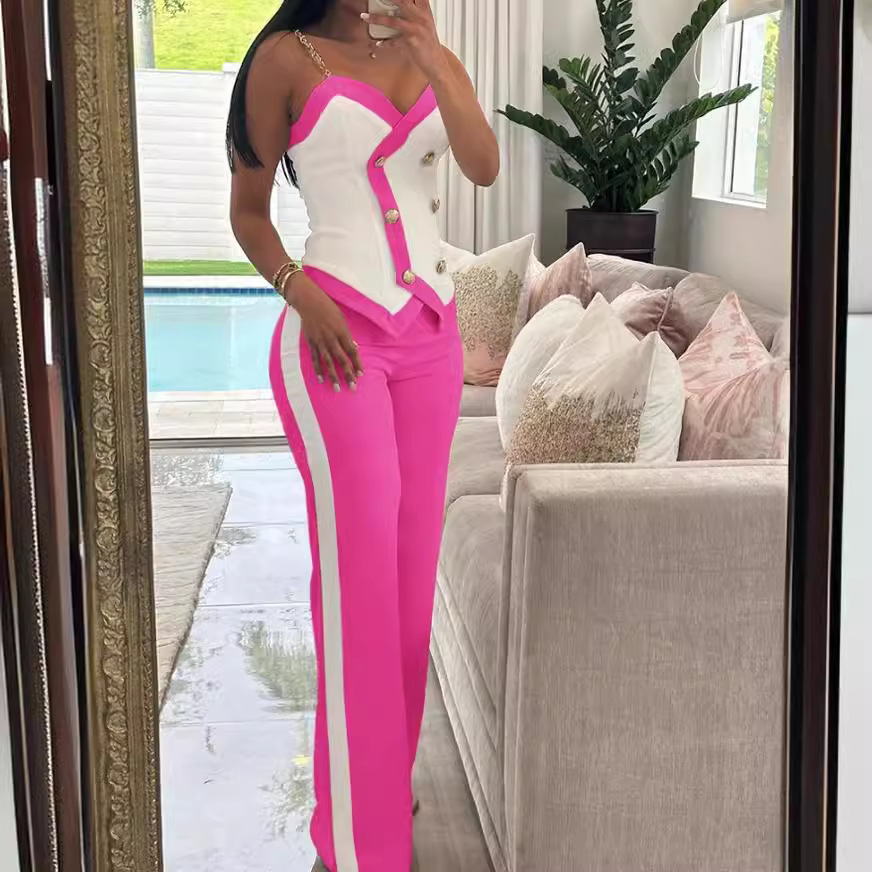 Women Side Striped Work Suit S – Body Jewelry Waist Bewertung und Preis