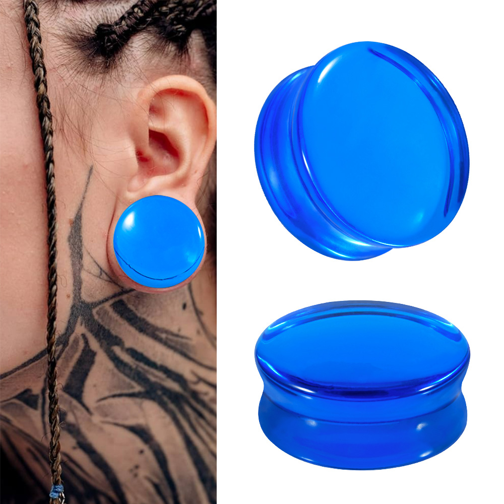 1/2/22PCS Glass&Stone Round Ea – Body Jewelry Tunnels Bewertung und Preis
