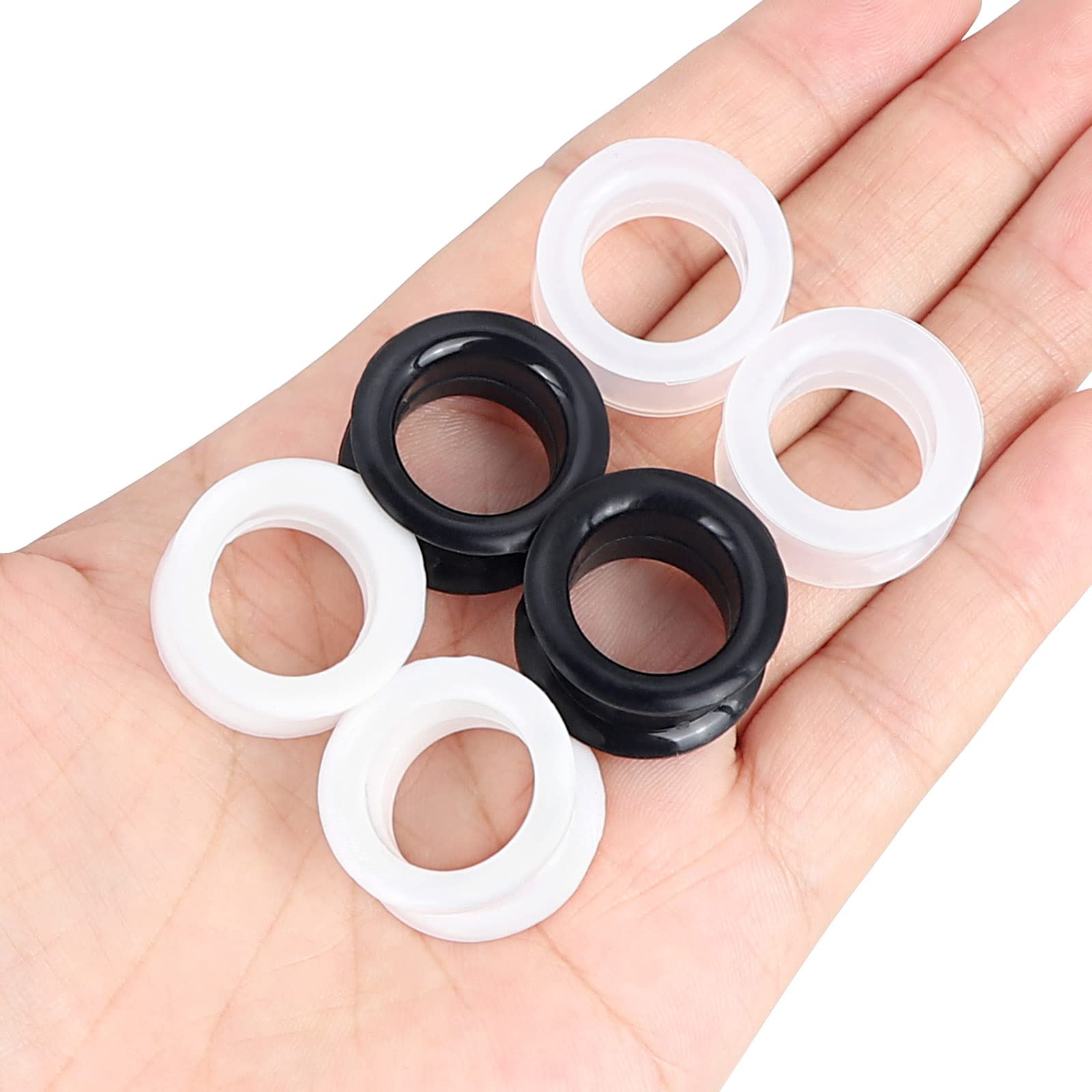 2PCS Black Clear White Thick S – Body Jewelry Tunnels Bewertung und Preis