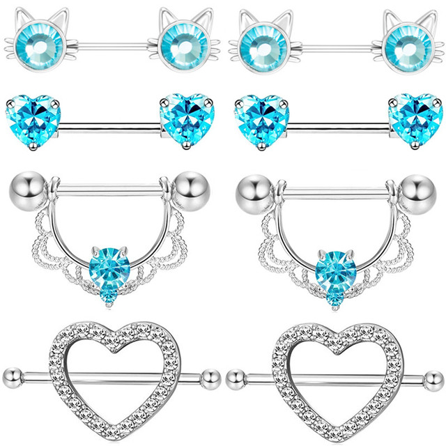 4Pair Butterlfy Nipple Piercin – Body Jewelry Changing Kit Bewertung und Preis