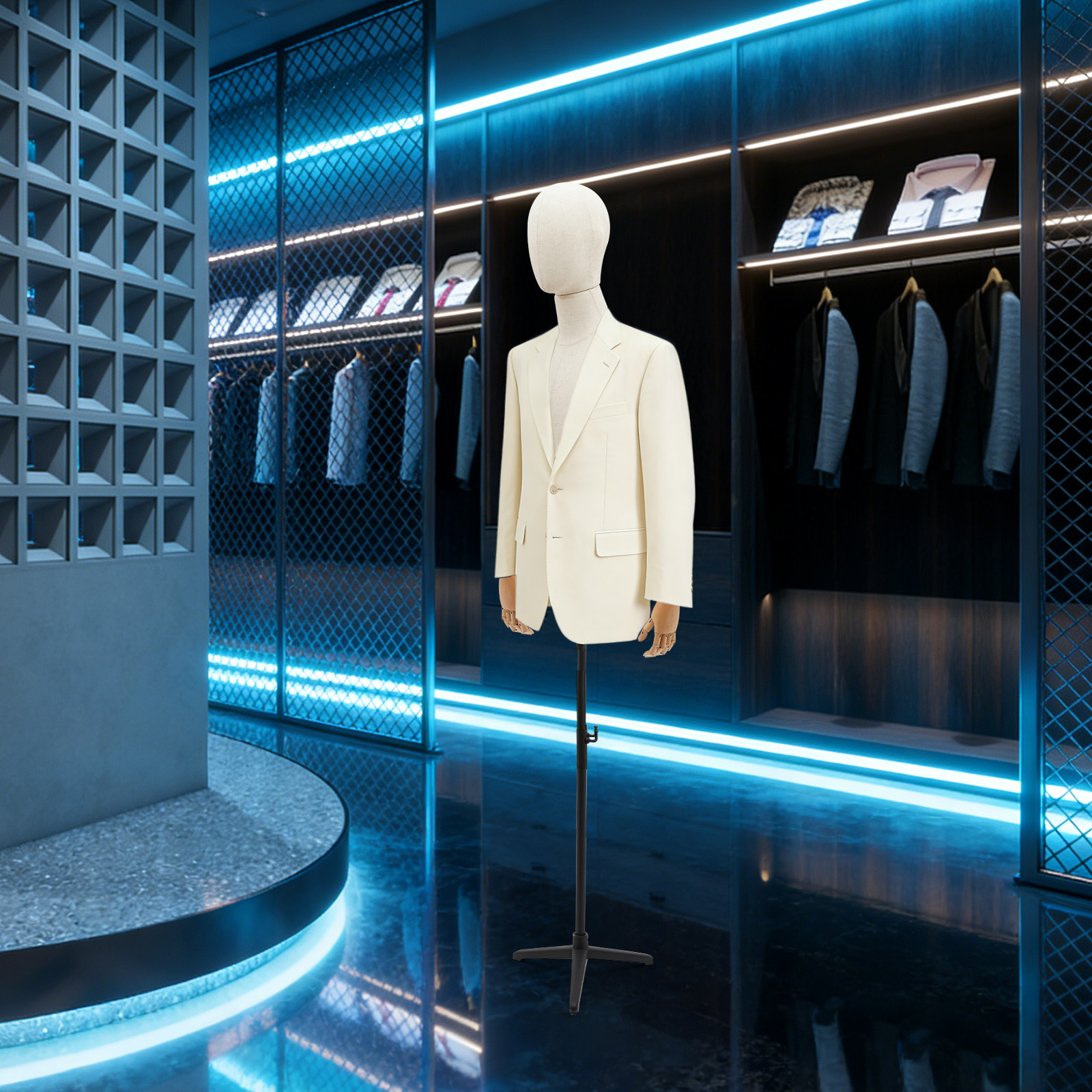 Male Mannequin Display Stand,  – Body Jewelry Store Bewertung und Preis