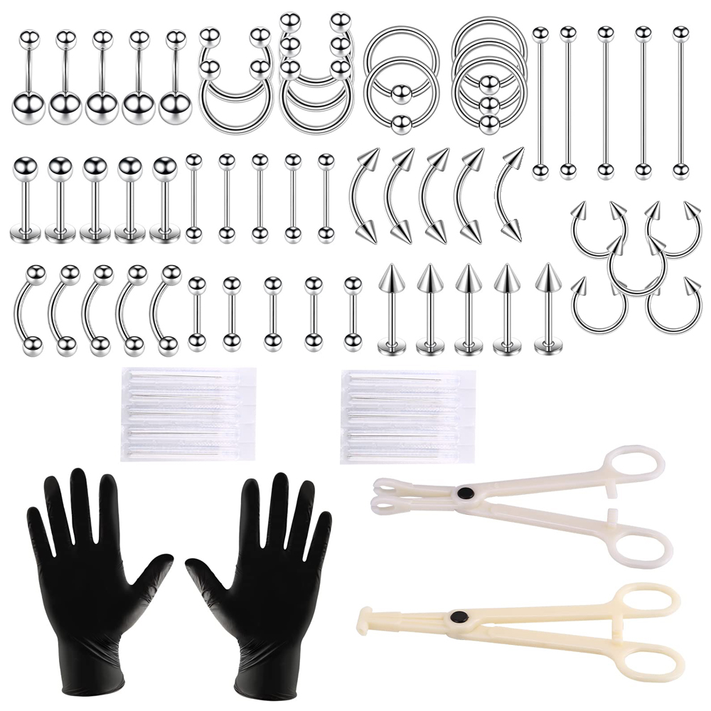 Stainless Steel Piercing Kit B – Body Jewelry Tunnels Bewertung und Preis