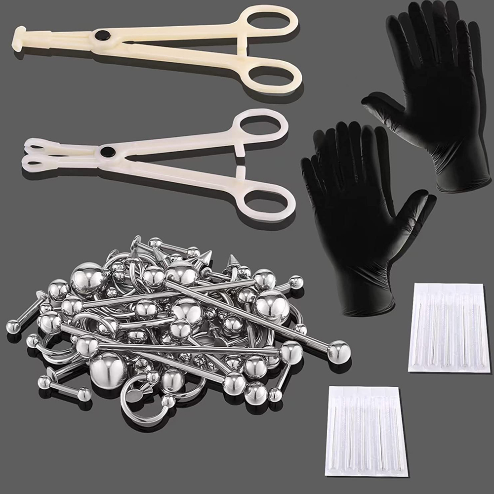 Stainless Steel Piercing Kit B – Body Jewelry Tunnels Bewertung und Preis