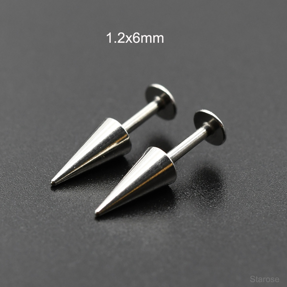 Starose 2Pcs Gothic Cone Stain – Body Jewelry Vertical Labret Bewertung und Preis