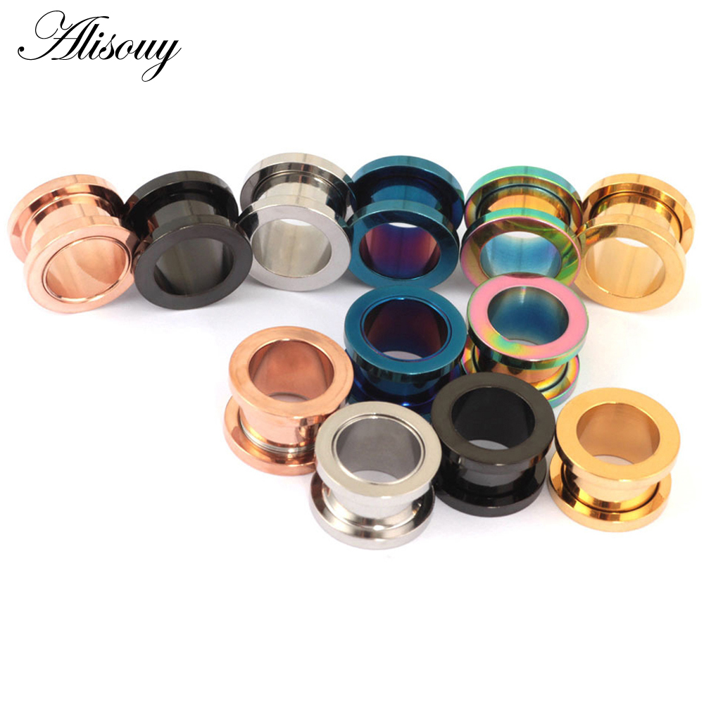 1pc 2mm-25mm Stainless Steel E – Body Jewelry Tunnels Bewertung und Preis