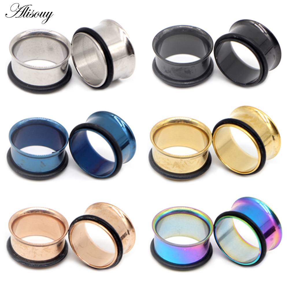 1pc 2mm-25mm Stainless Steel E – Body Jewelry Tunnels Bewertung und Preis