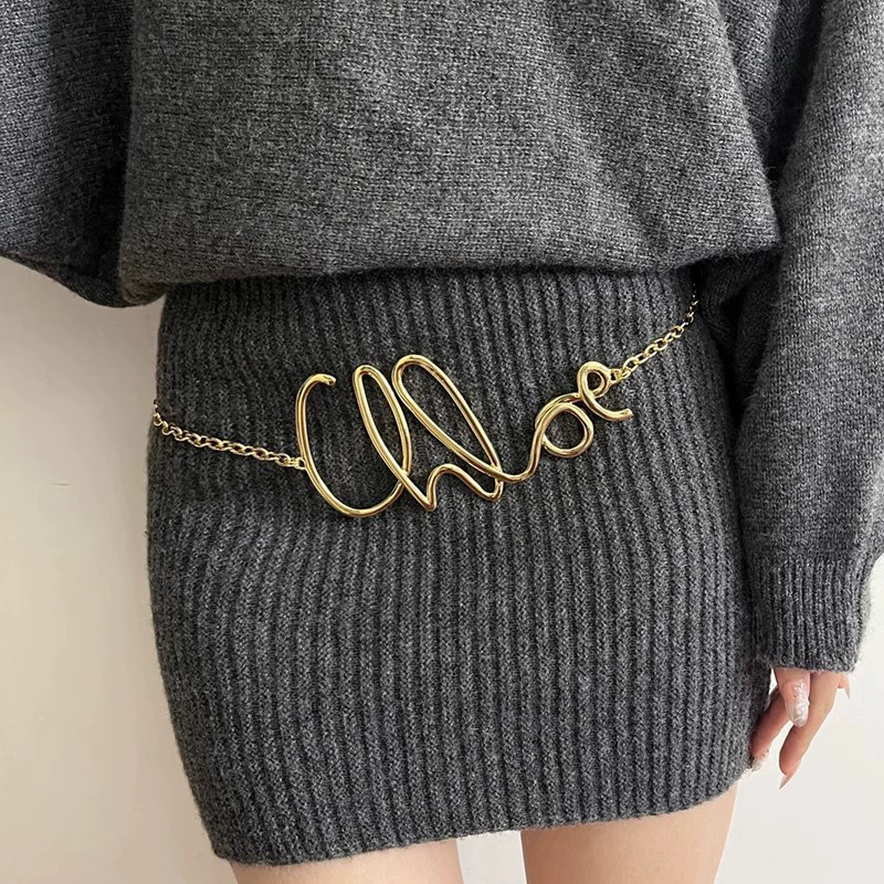 2025 New Retro Gold Letter Wai – Body Jewelry Waist Bewertung und Preis