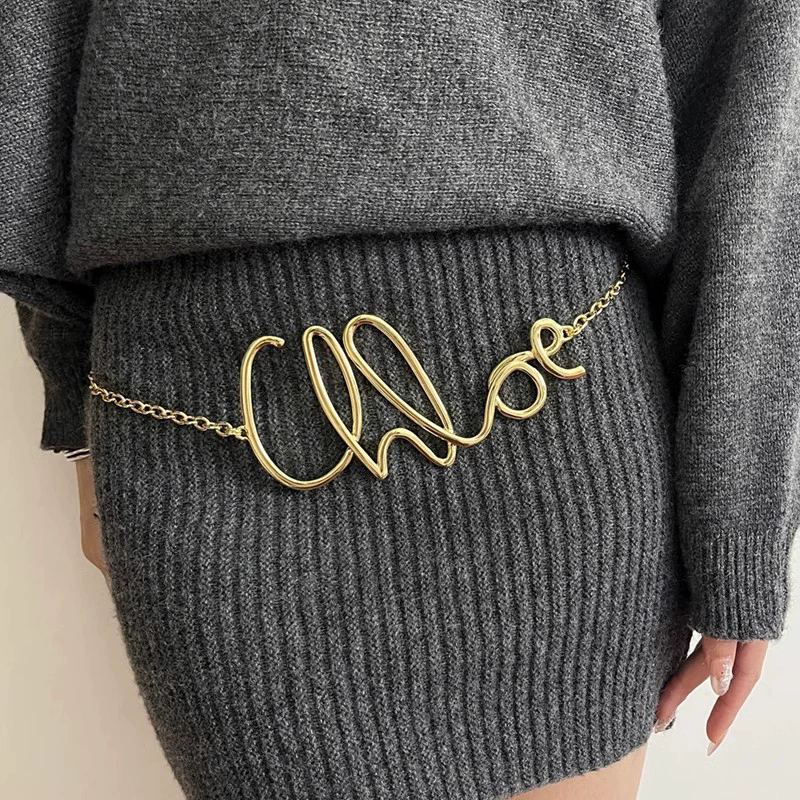 2025 New Retro Gold Letter Wai – Body Jewelry Waist Bewertung und Preis