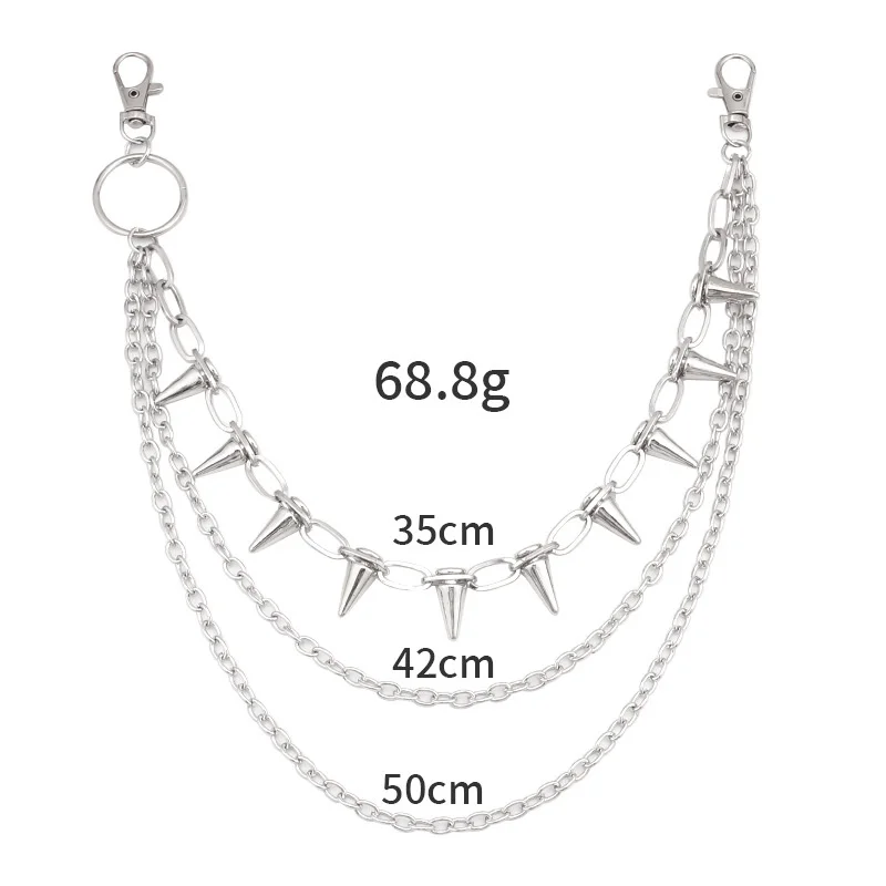 Unisex Hip Hop Punk Rock Metal – Body Jewelry Waist Bewertung und Preis