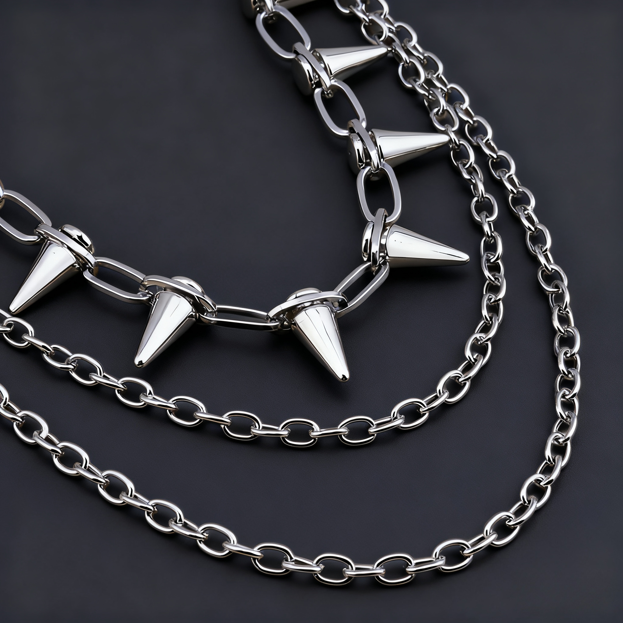 Unisex Hip Hop Punk Rock Metal – Body Jewelry Waist Bewertung und Preis
