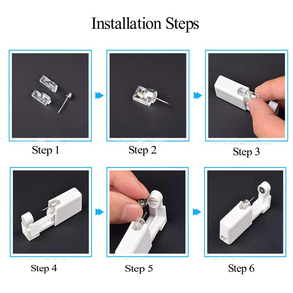 1-20Pcs/set Ear Piercing Gun D – Body Jewelry Tunnels Bewertung und Preis