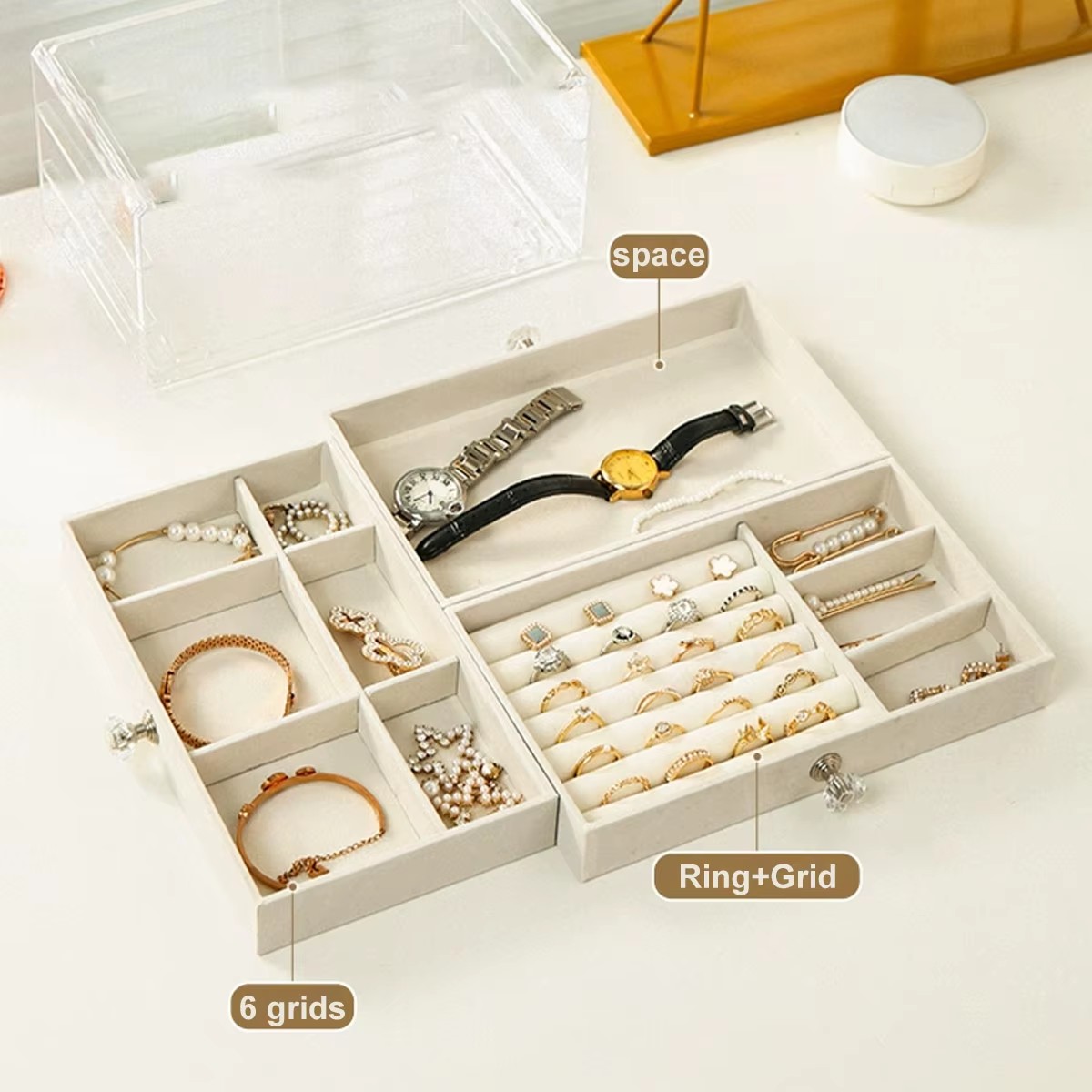 1PC Stackable 3 Layers Drawer  – Body Jewelry Display Bewertung und Preis