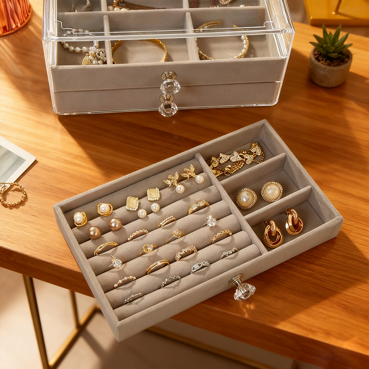 1PC Stackable 3 Layers Drawer  – Body Jewelry Display Bewertung und Preis