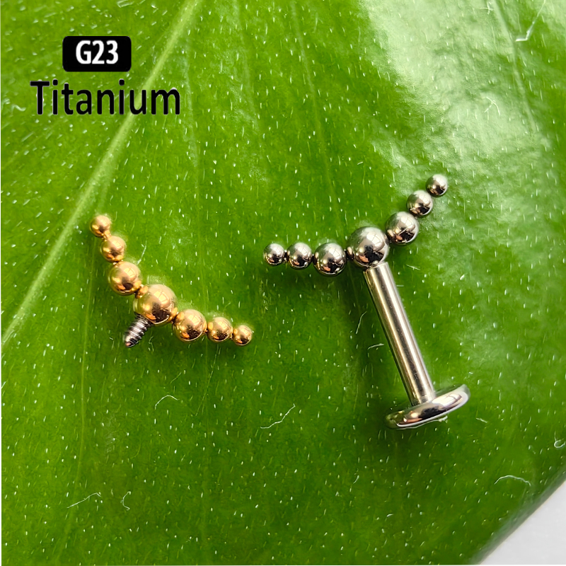 G23 Titanium Piercing 7pcs Bal – Body Jewelry Vertical Labret Bewertung und Preis