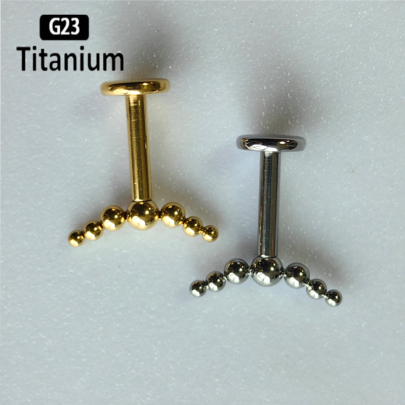 G23 Titanium Piercing 7pcs Bal – Body Jewelry Vertical Labret Bewertung und Preis