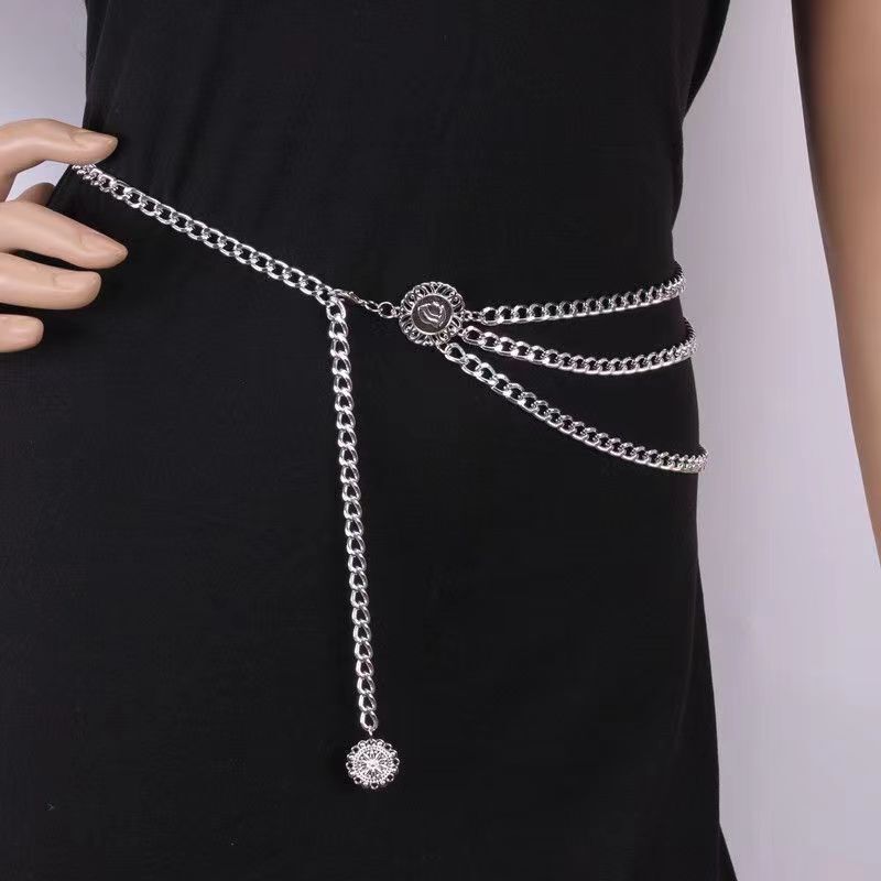 Women Sunflower Round Tag Wais – Body Jewelry Dress Bewertung und Preis