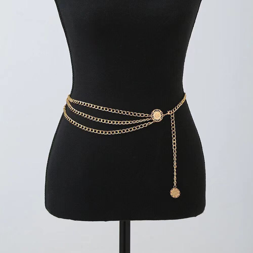 Women Sunflower Round Tag Wais – Body Jewelry Dress Bewertung und Preis