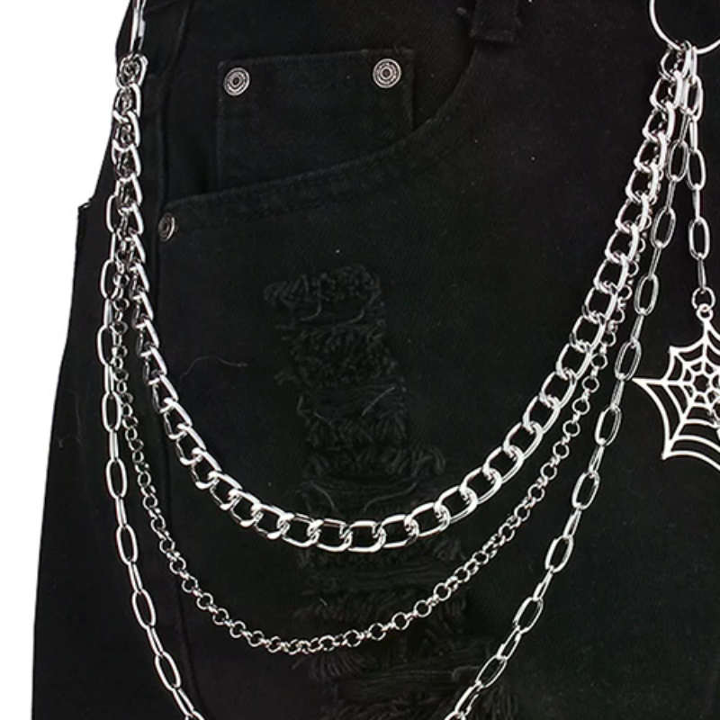 Fashion Punk Metal Pants Chain – Body Jewelry Waist Bewertung und Preis