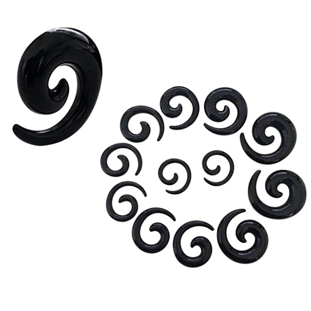 1 Set Ear Taper Kit Black Ear  – Body Jewelry Tunnels Bewertung und Preis