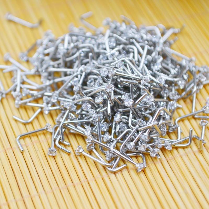 Wholesale 50pcs/Lot 20G PVD Co – Nostril Screw Pin Bewertung und Preis