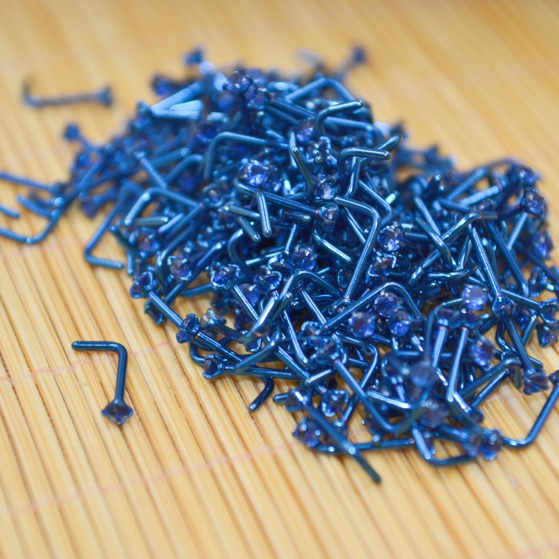 Wholesale 50pcs/Lot 20G PVD Co – Nostril Screw Pin Bewertung und Preis