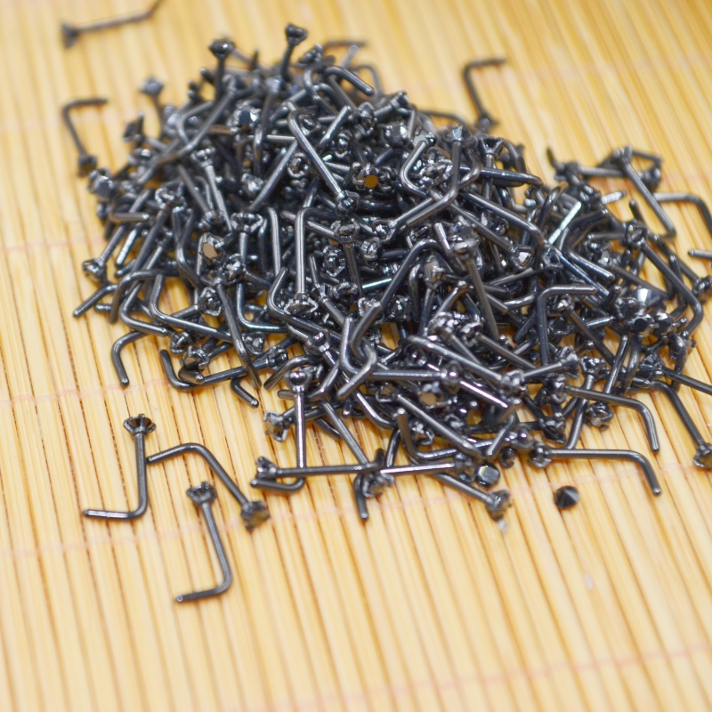 Wholesale 50pcs/Lot 20G PVD Co – Nostril Screw Pin Bewertung und Preis