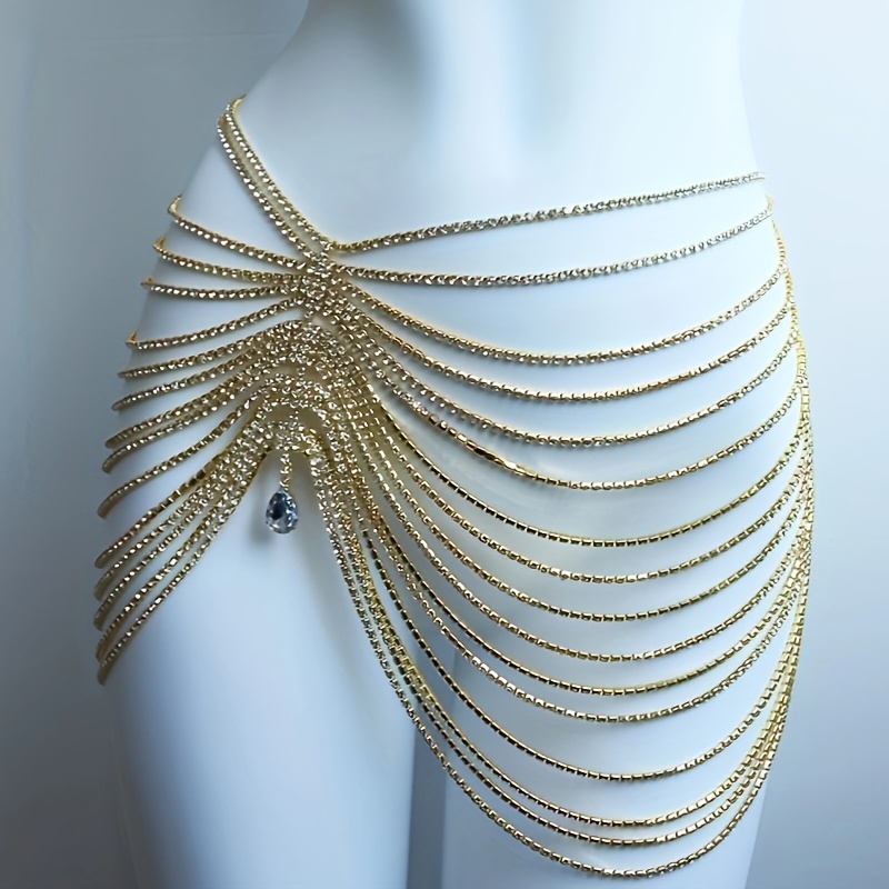 1PCS Sexy Shiny Tassel Crystal – Body Jewelry Dress Bewertung und Preis