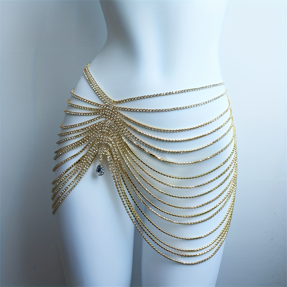 1PCS Sexy Shiny Tassel Crystal – Body Jewelry Dress Bewertung und Preis