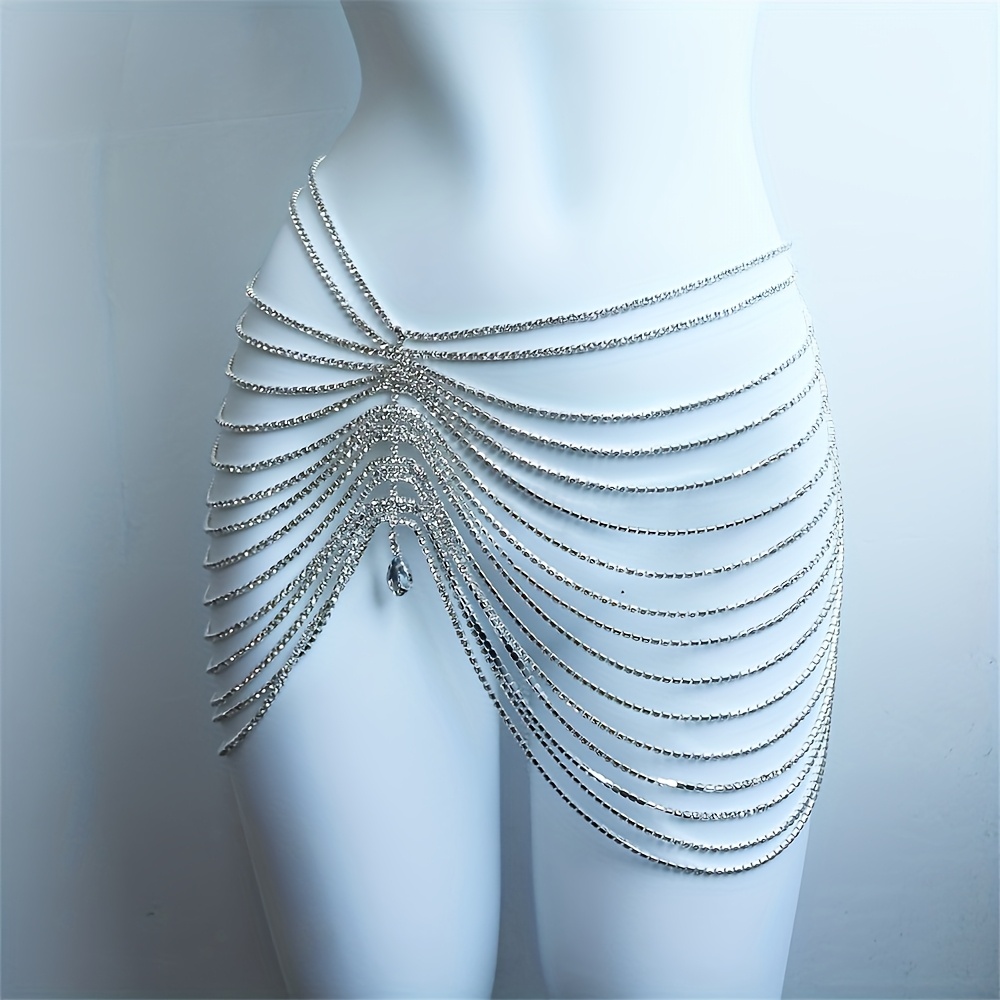 1PCS Sexy Shiny Tassel Crystal – Body Jewelry Dress Bewertung und Preis