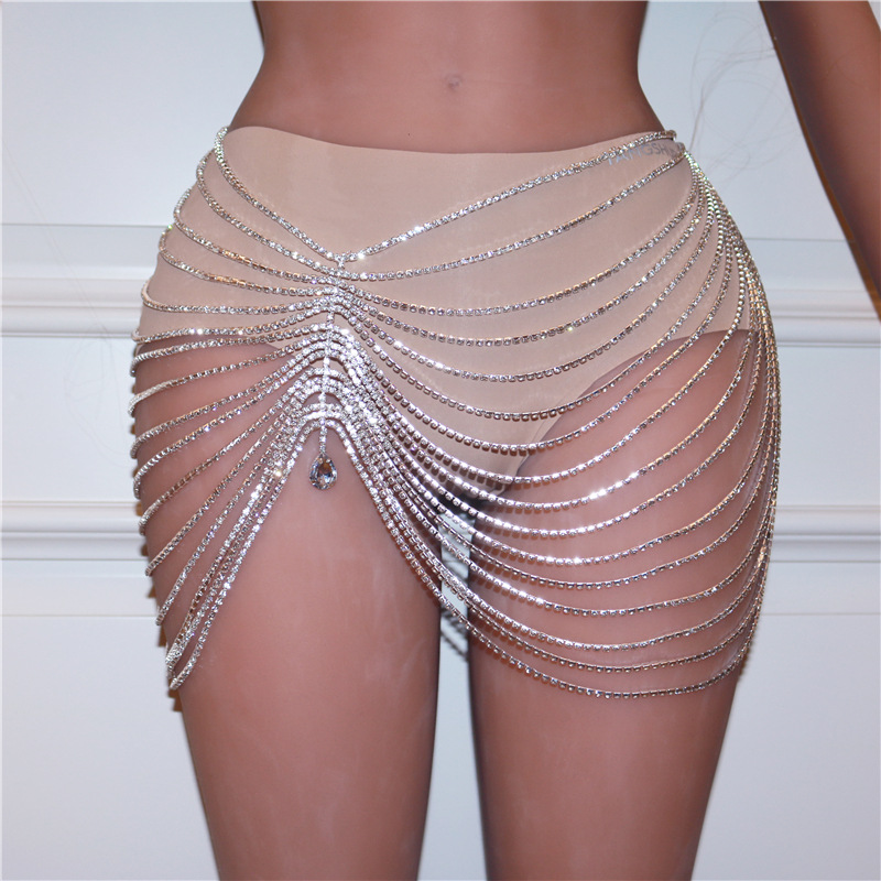 1PCS Sexy Shiny Tassel Crystal – Body Jewelry Dress Bewertung und Preis