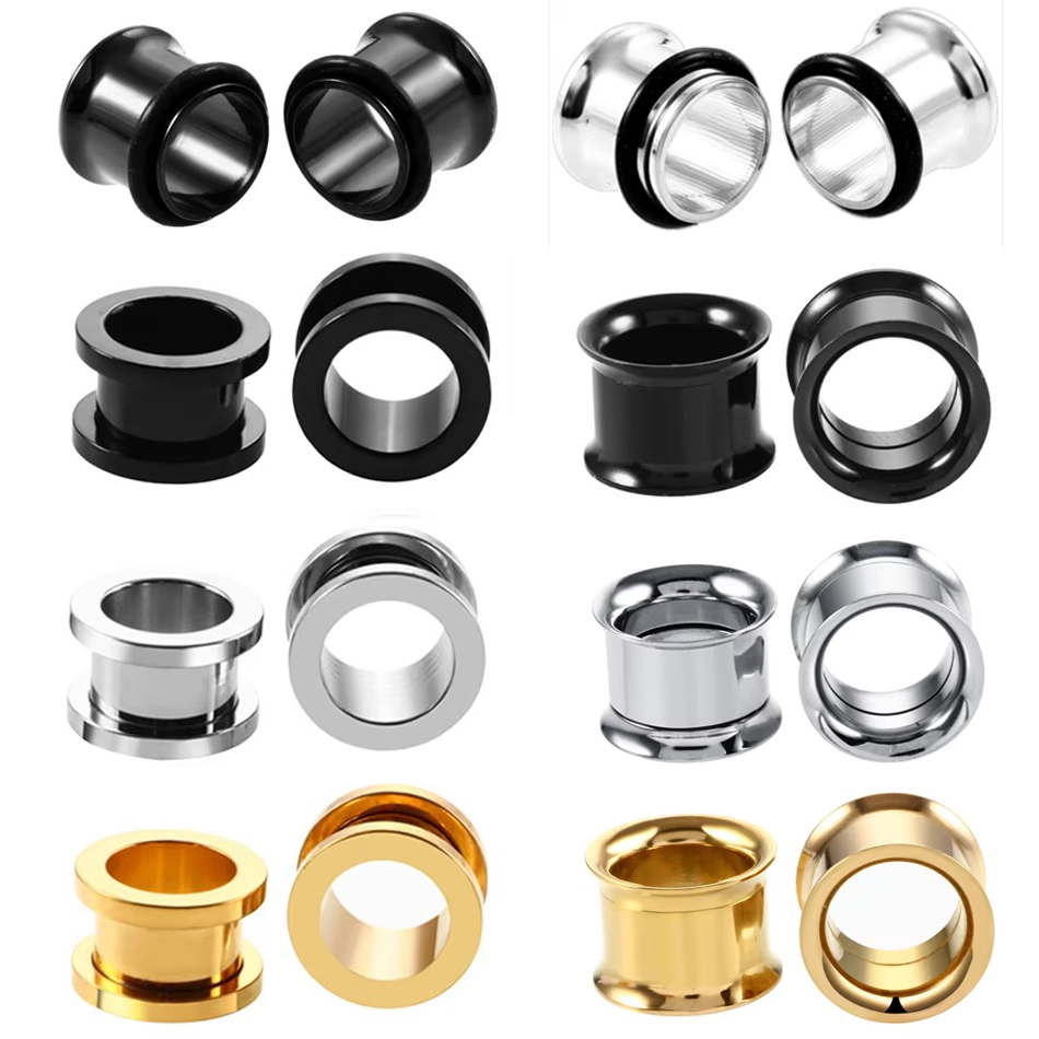1Pair Stainless Steel Ear Plug – Body Jewelry Tunnels Bewertung und Preis
