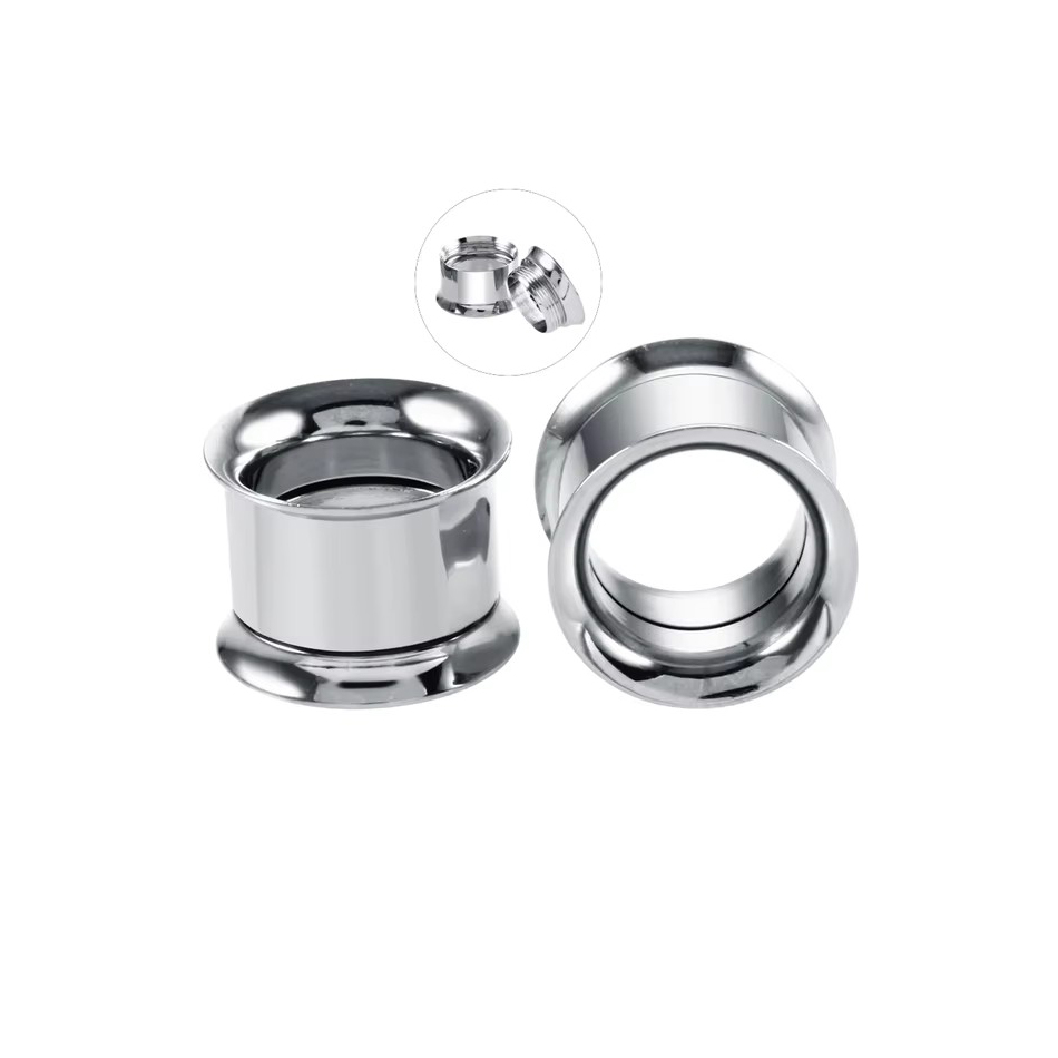 1Pair Stainless Steel Ear Plug – Body Jewelry Tunnels Bewertung und Preis