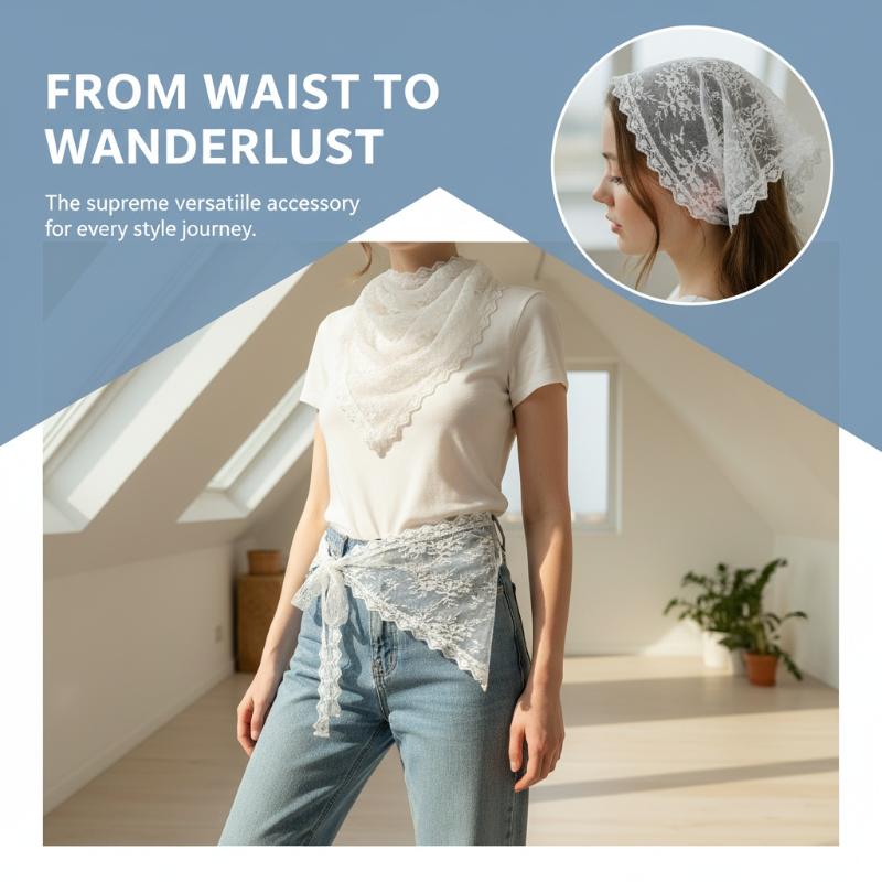 Frilly Cute Lace Bandana Scarf – Body Jewelry Waist Bewertung und Preis