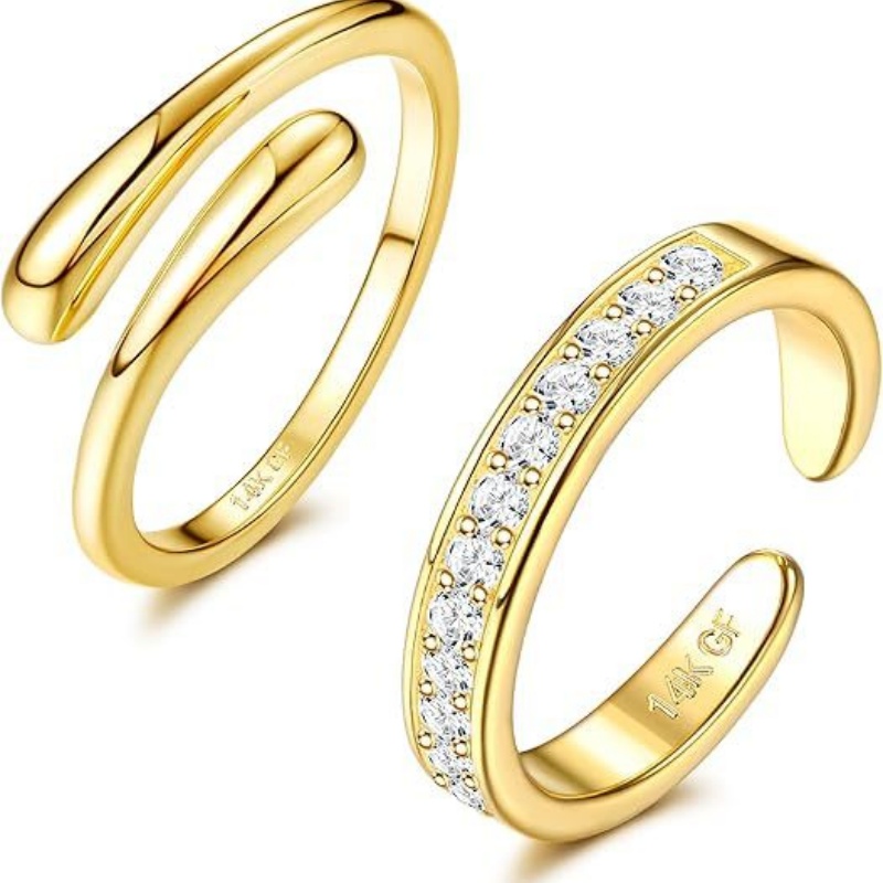 14K Gold-Plated Adjustable Zir – Body Jewelry Changing Kit Bewertung und Preis
