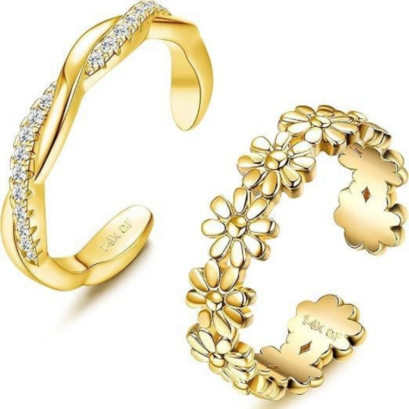 14K Gold-Plated Adjustable Zir – Body Jewelry Changing Kit Bewertung und Preis