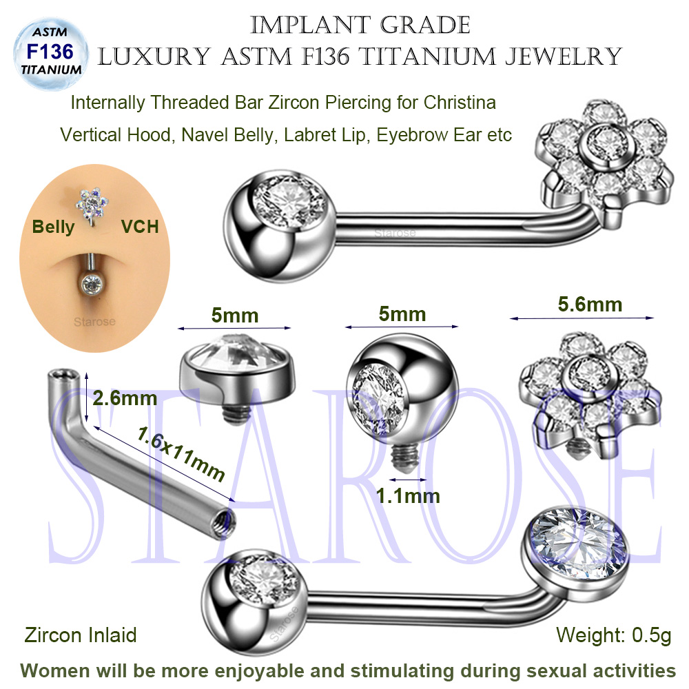 1Pc More Enjoyable Women VCH P – Body Jewelry Vertical Labret Bewertung und Preis