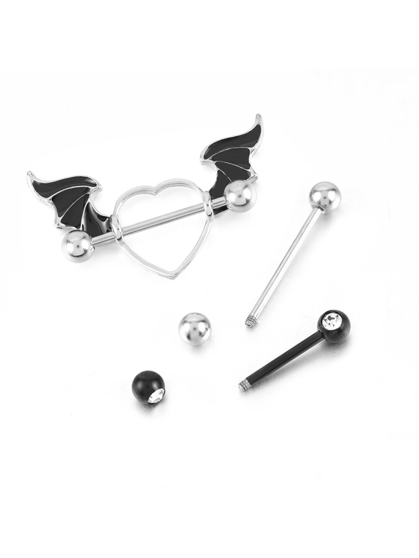 2pcs Stainless Steel 14G Black – Body Jewelry Changing Kit Bewertung und Preis