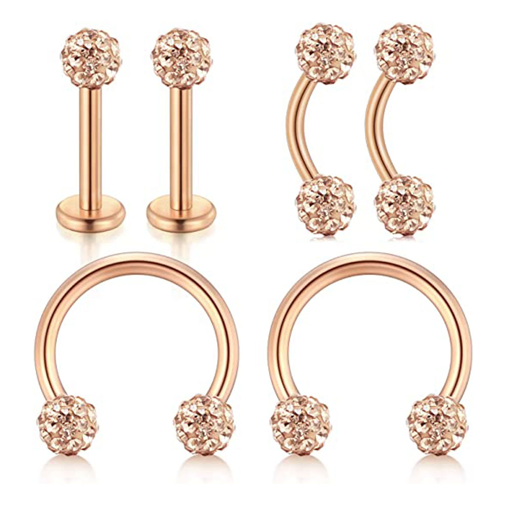 16G Forwards Helix Conch Rook  – Body Jewelry Vertical Labret Bewertung und Preis