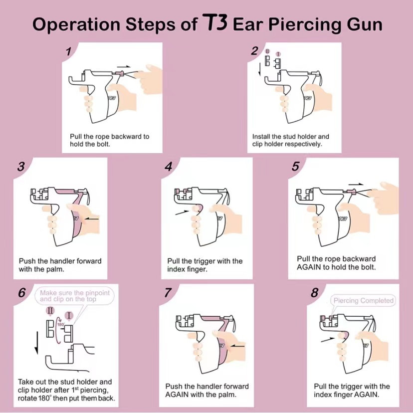 T3 Ear Piercing Gun Kit Asepti – Body Jewelry Store Bewertung und Preis