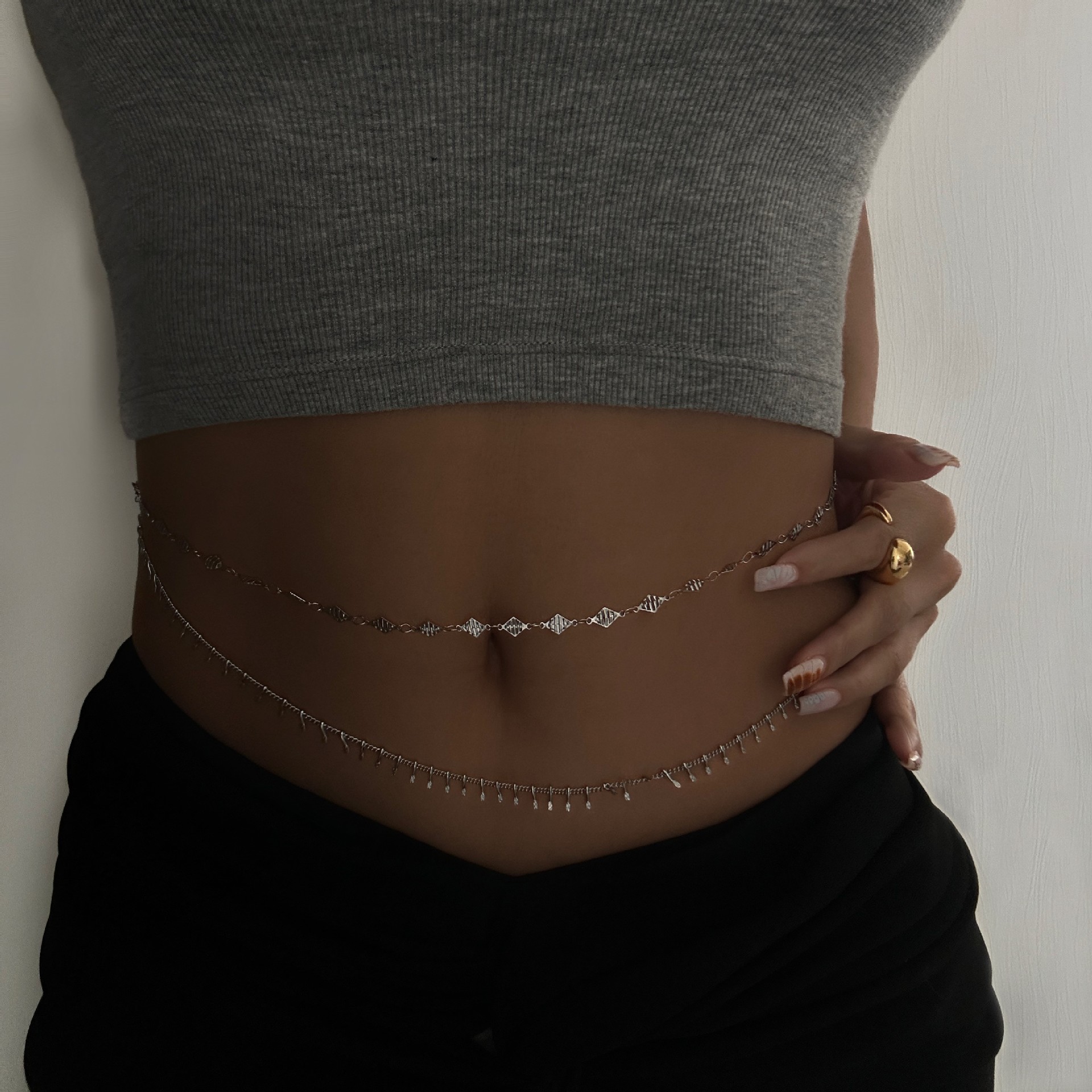 Punk Round Stainless Steel Wai – Body Jewelry Waist Bewertung und Preis