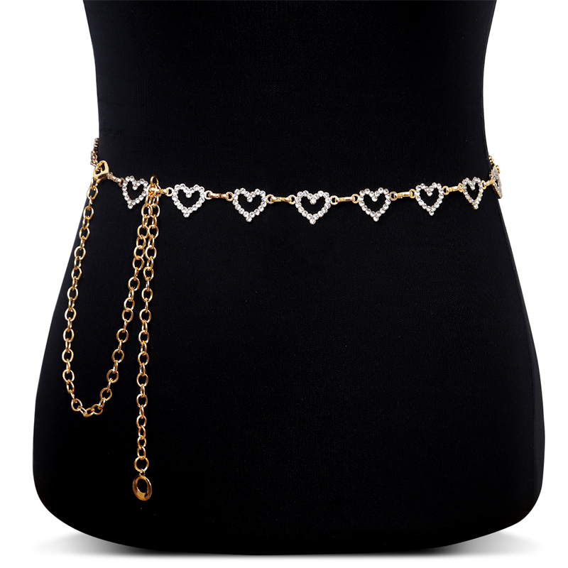 Fashion Rhinestone Heart Waist – Body Jewelry Dress Bewertung und Preis