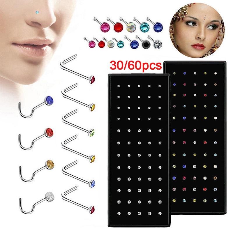 L Shape Stainless Steel Crysta – Body Jewelry Changing Kit Bewertung und Preis